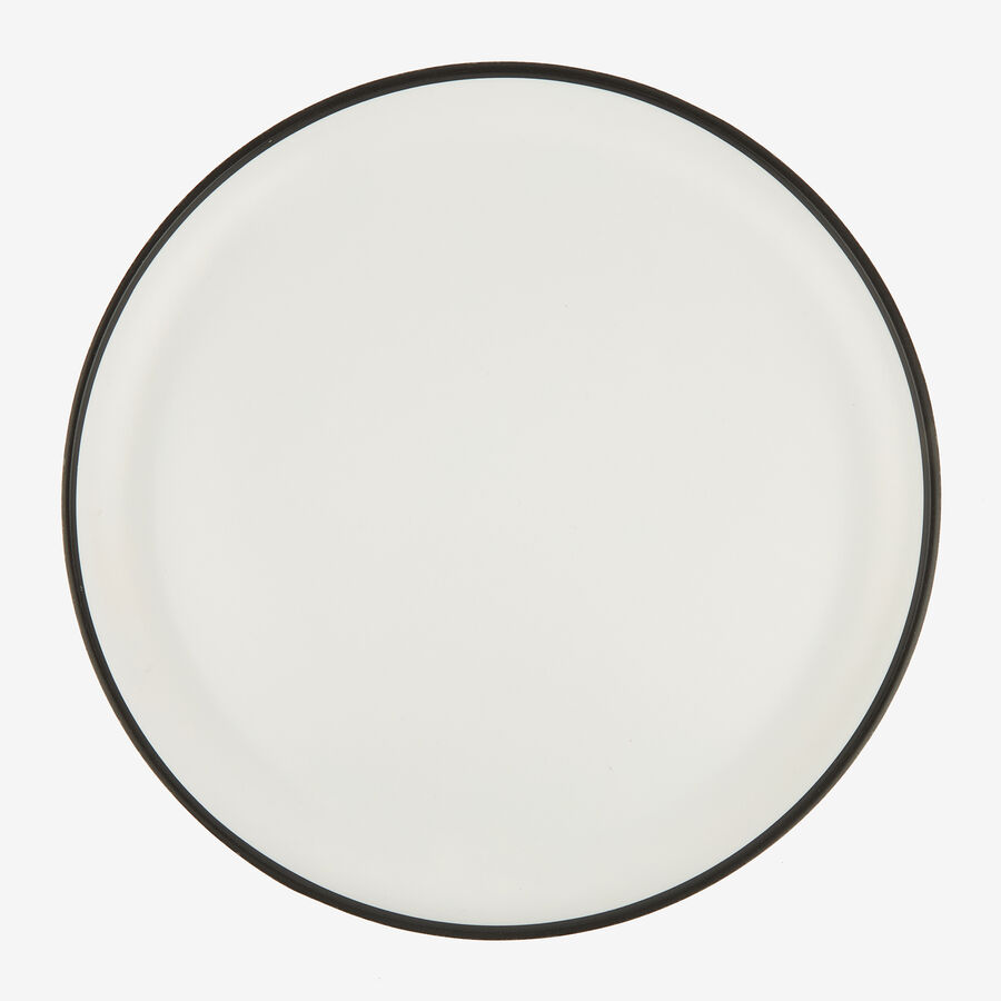 Plato llano de melamina blanco Veiga &Oslash;25cm