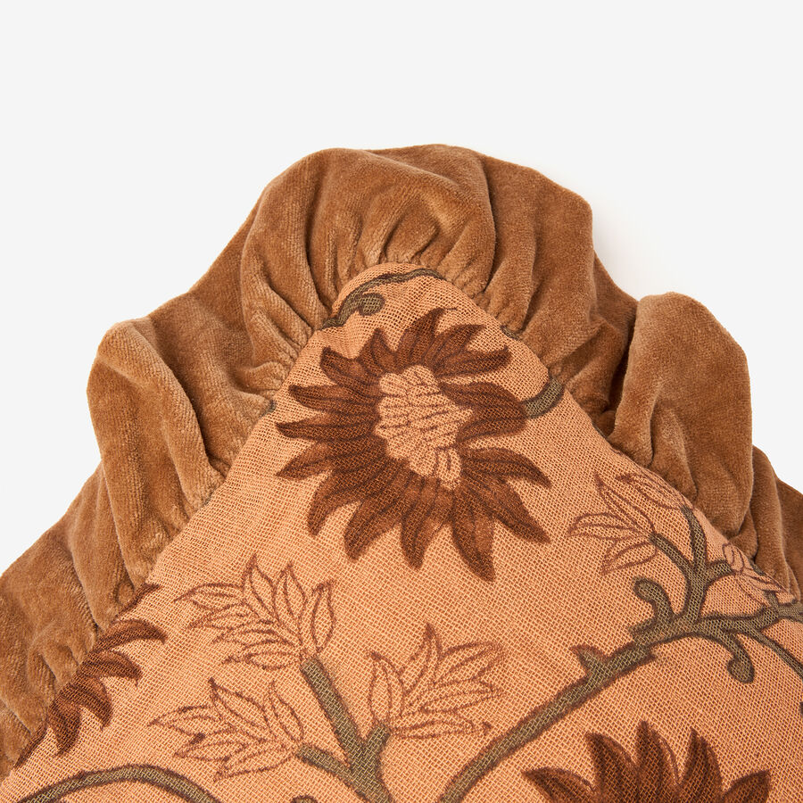 Funda de cojín de algodón flor Mia 50x50cm Clau&Chloe