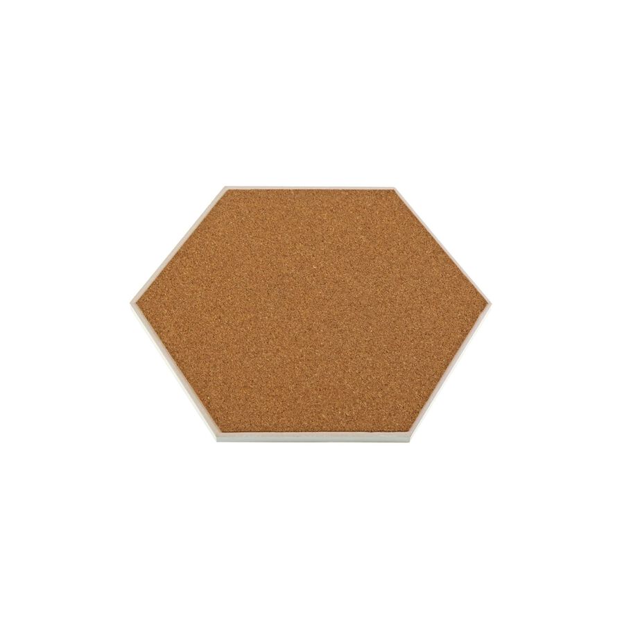 Salvamantel de cer&aacute;mica y corcho 20x20cm