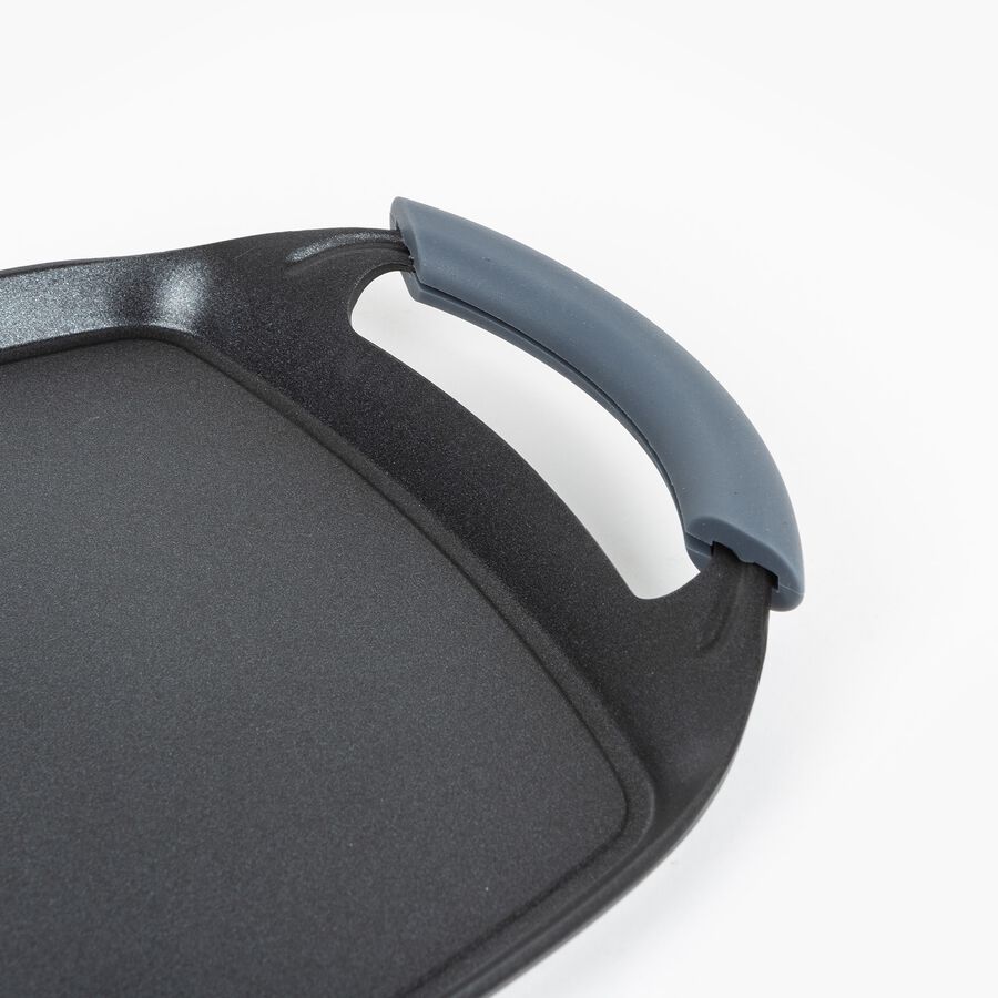 Plancha asador aluminio forjado 36x26cm