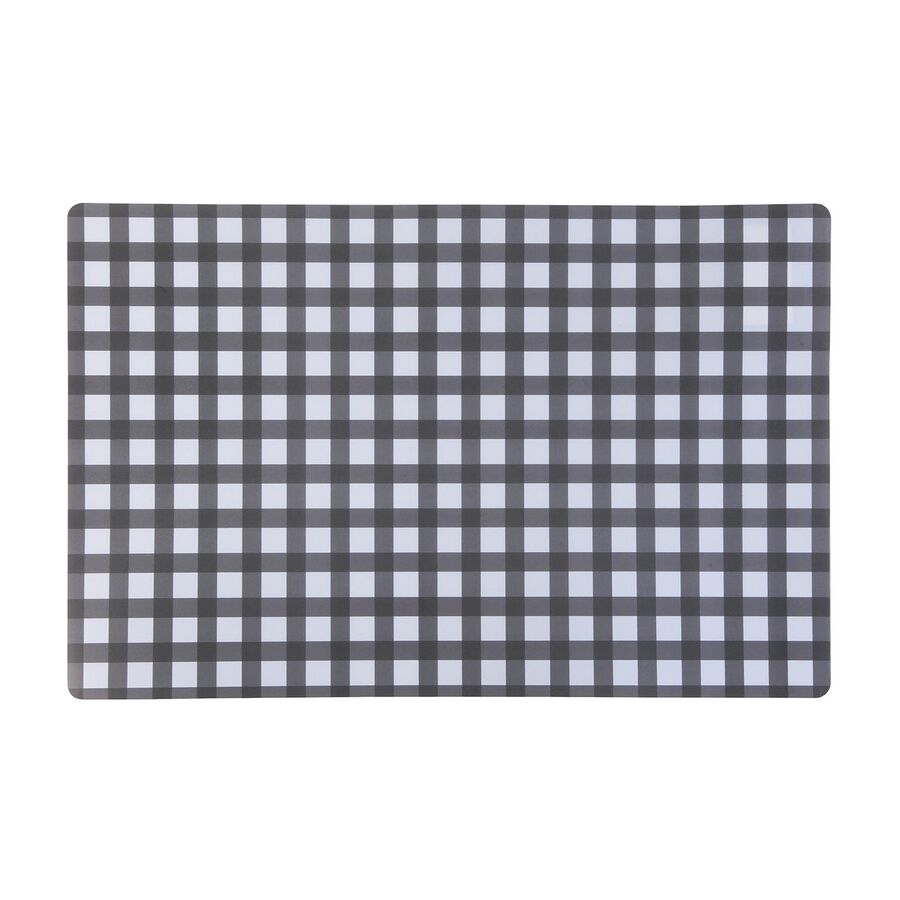 Mantel individual plástico gris Pic 44x28cm