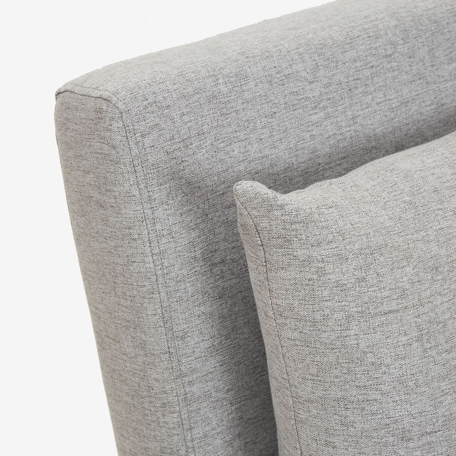 Sofá cama individual gris claro Theo 102x91x82cm