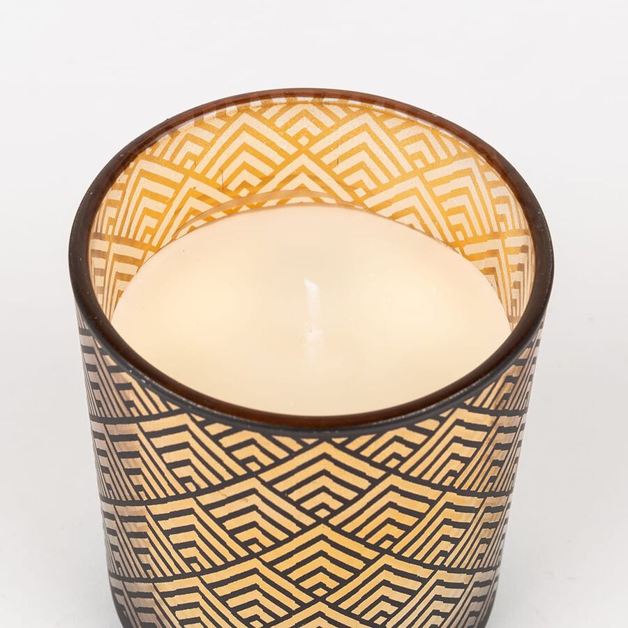 Vela con vaso de cristal 8cm