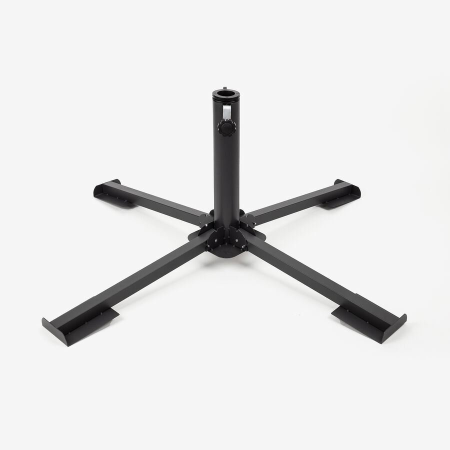 Pie de parasol de metal plegable 85x85cm