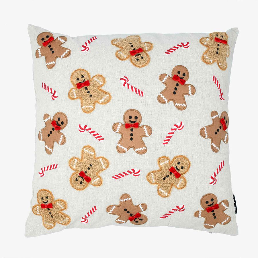 Funda de coj&iacute;n Galleta de Jengibre 45x45cm