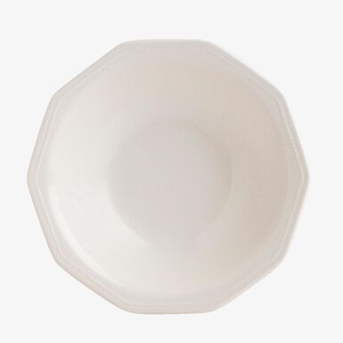 Plato hondo blanco de cer&aacute;mica White windsor &Oslash;21,5cm