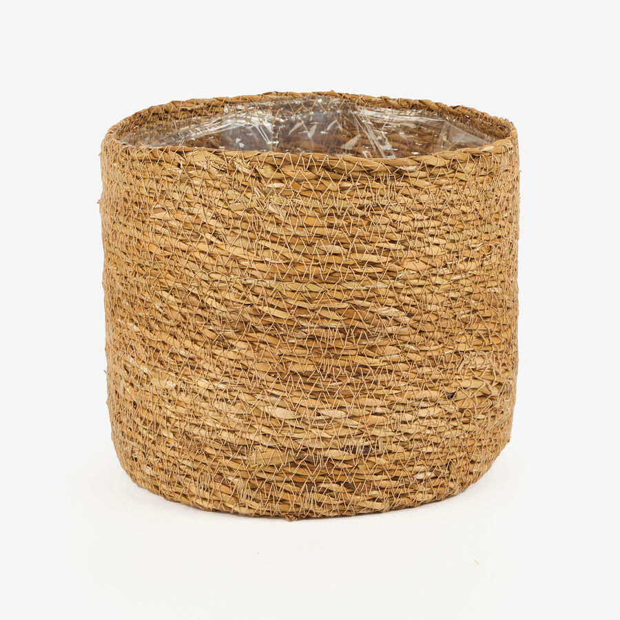 Macetero de fibras naturales Unax &Oslash;20x18cm