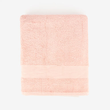 Toalla de ducha XL de algod&oacute;n rosa Vic 100x150cm - 500 gr/m&sup2;