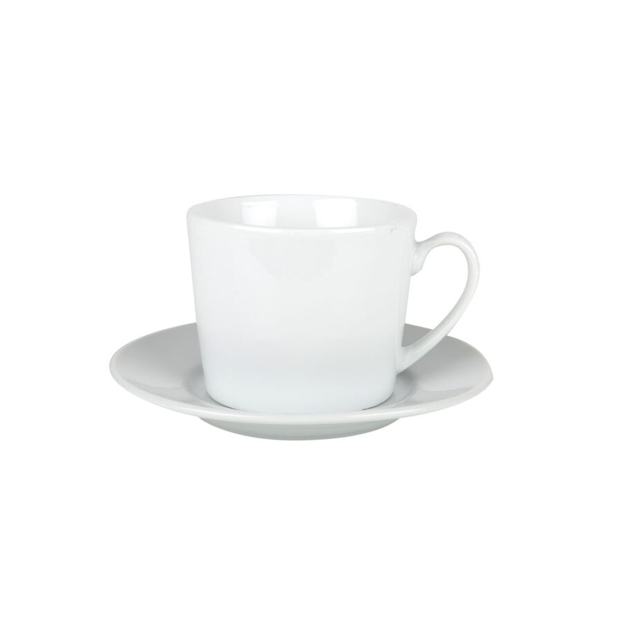 Set de 6 tazas de t&eacute; de porcelana 220cl