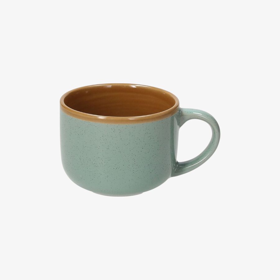 Taza jumbo de gres verde Donia 53cl