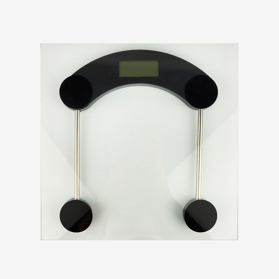 B&aacute;scula de ba&ntilde;o de cristal 30x30cm