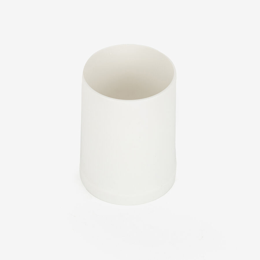 Vaso portacepillos blanco Vinta &Oslash;8x10cm