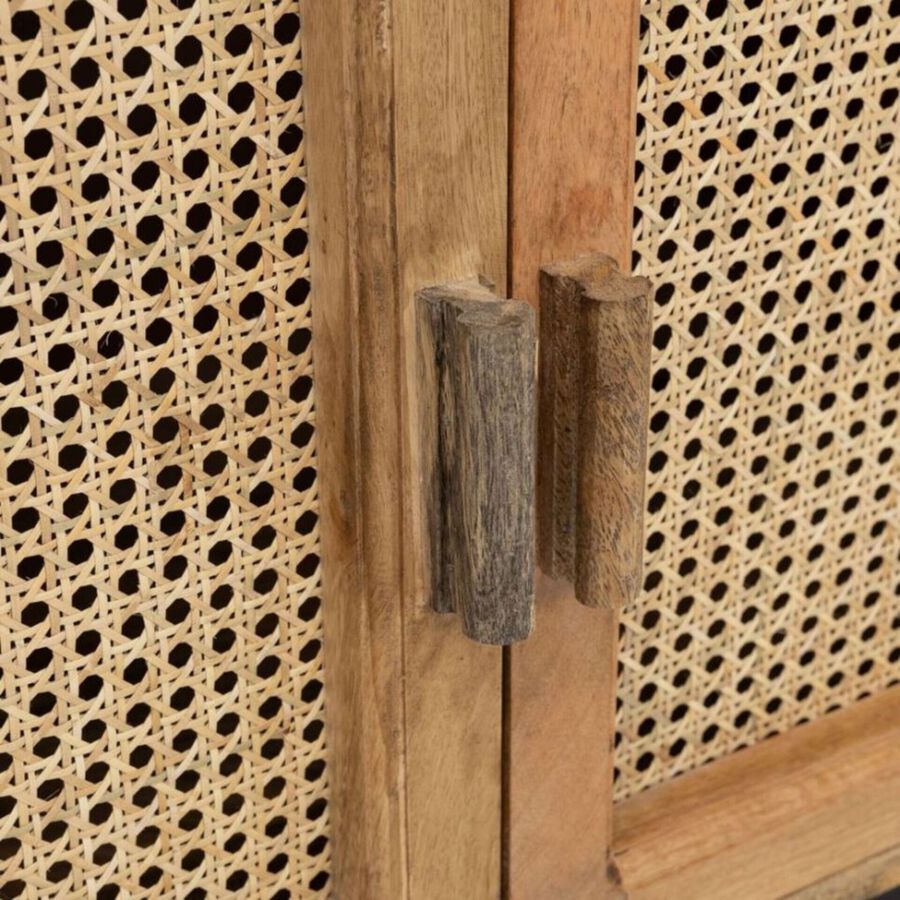 Mueble de TV de madera de mango Berl&iacute;n 175x45cm Clau&Chloe