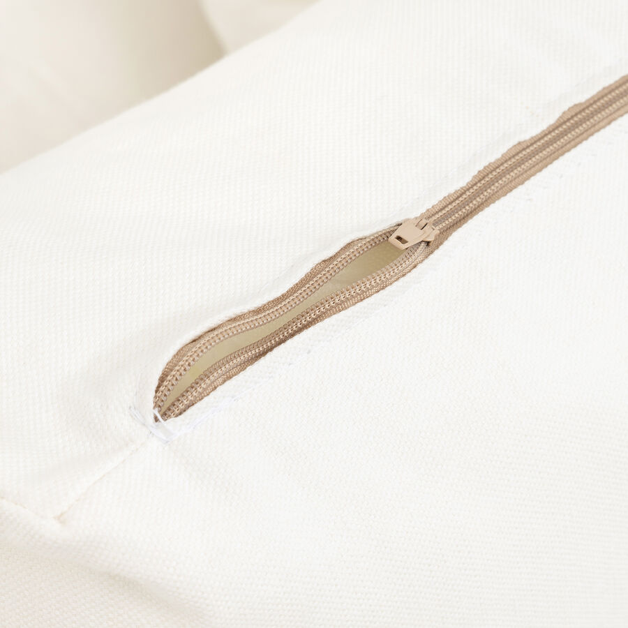 Sofá de 3 plazas de lino blanco Ibi 200x105x100cm Clau&Chloe