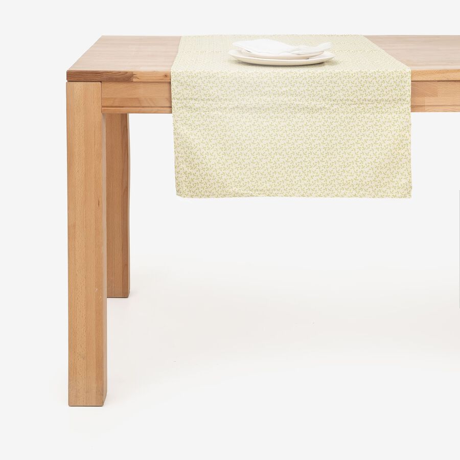 Camino de mesa de algod&oacute;n reciclado Fresno 55x140cm