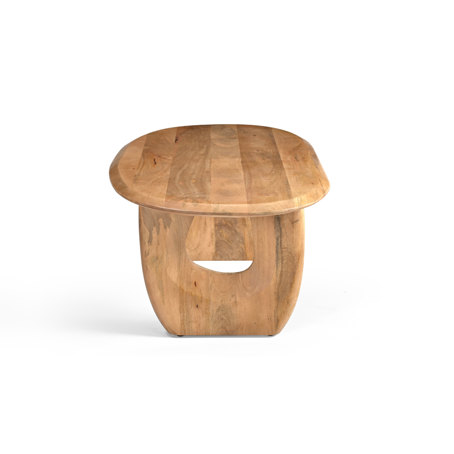 Mesa de centro de madera de mango Aero 120x70x48cm Clau&Chloe