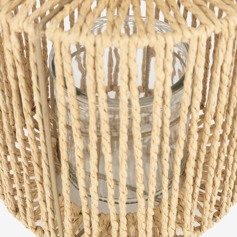 Farol de metal &Oslash;19x25cm