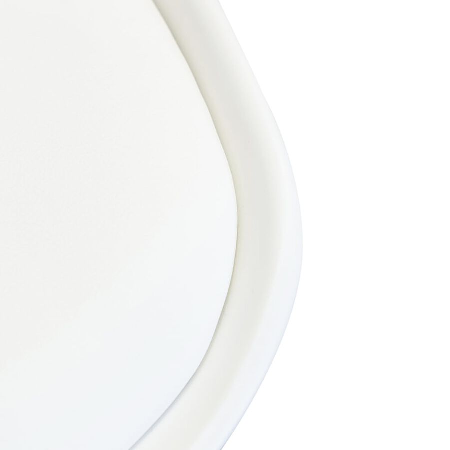 Silla de oficina blanca Tulip 48x55x82cm