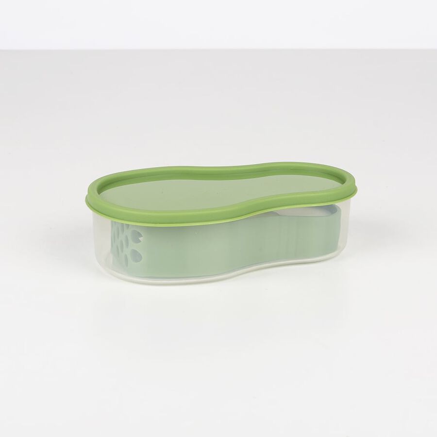 Set de utensilios aguacate de plástico 15x8x4cm