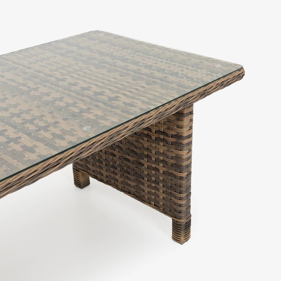 Set de jardín de 4 piezas de ratán sintético Lanai