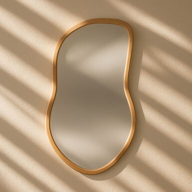 Espejo de pared de madera MD Radel 75x45cm