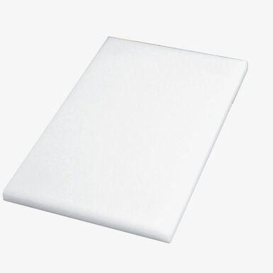 Tabla para cortar blanca de polietileno 30X20cm
