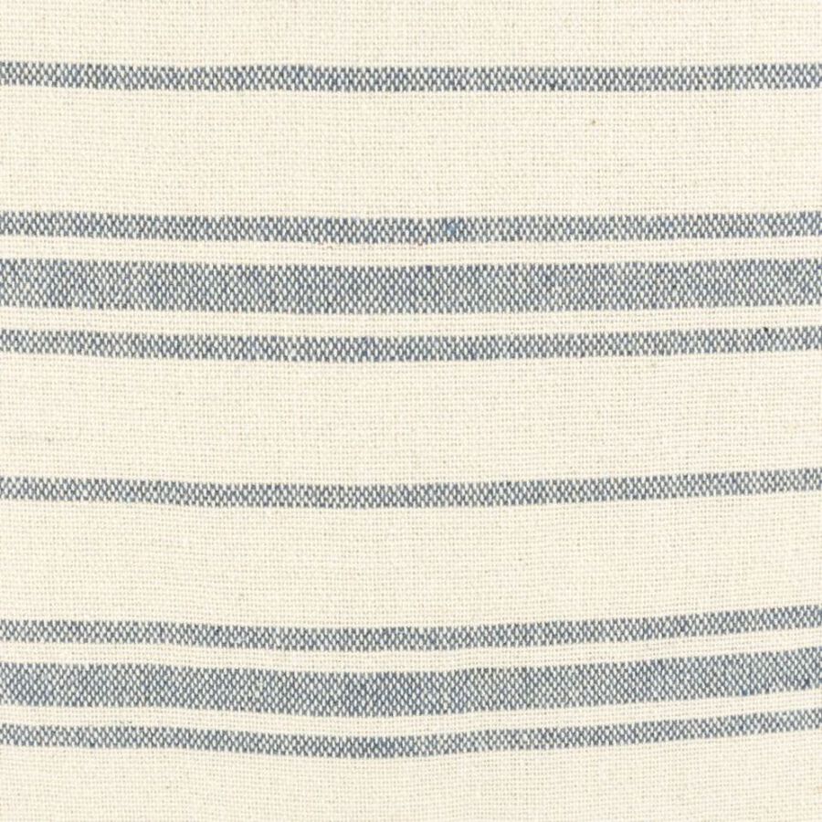 Funda de cojín de algodón con rayas azules Niza 45x45cm