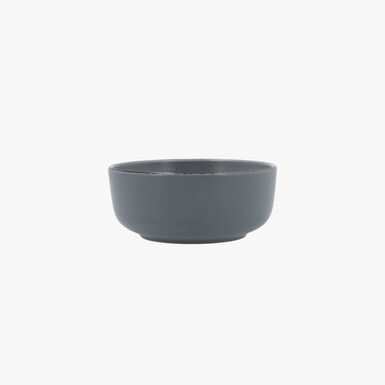 Bol de cer&aacute;mica gris Iria &Oslash;15cm