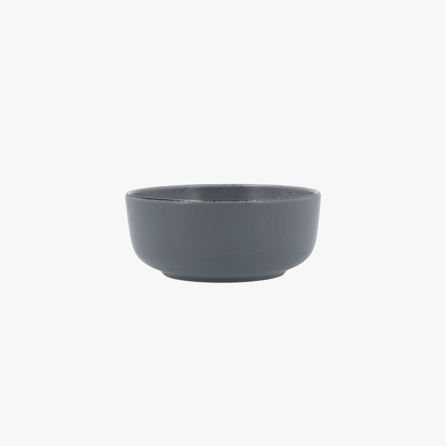 Bol de cer&aacute;mica gris Iria &Oslash;15cm