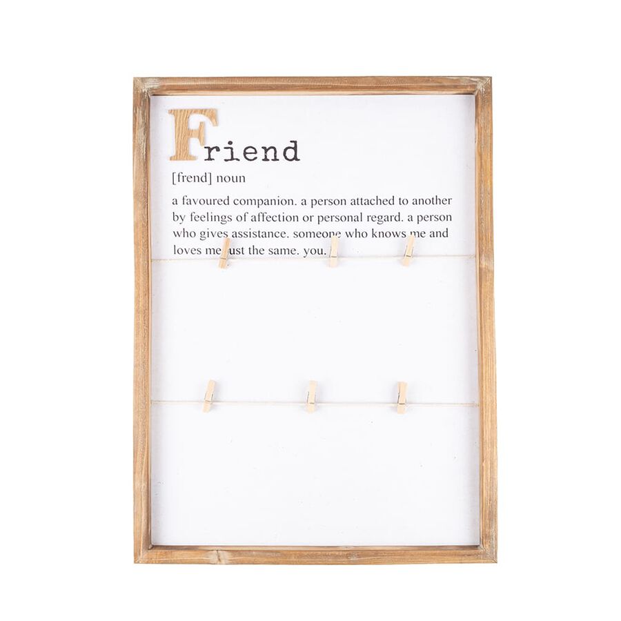 Marco de fotos con pinzas 40x55cm en varios modelos