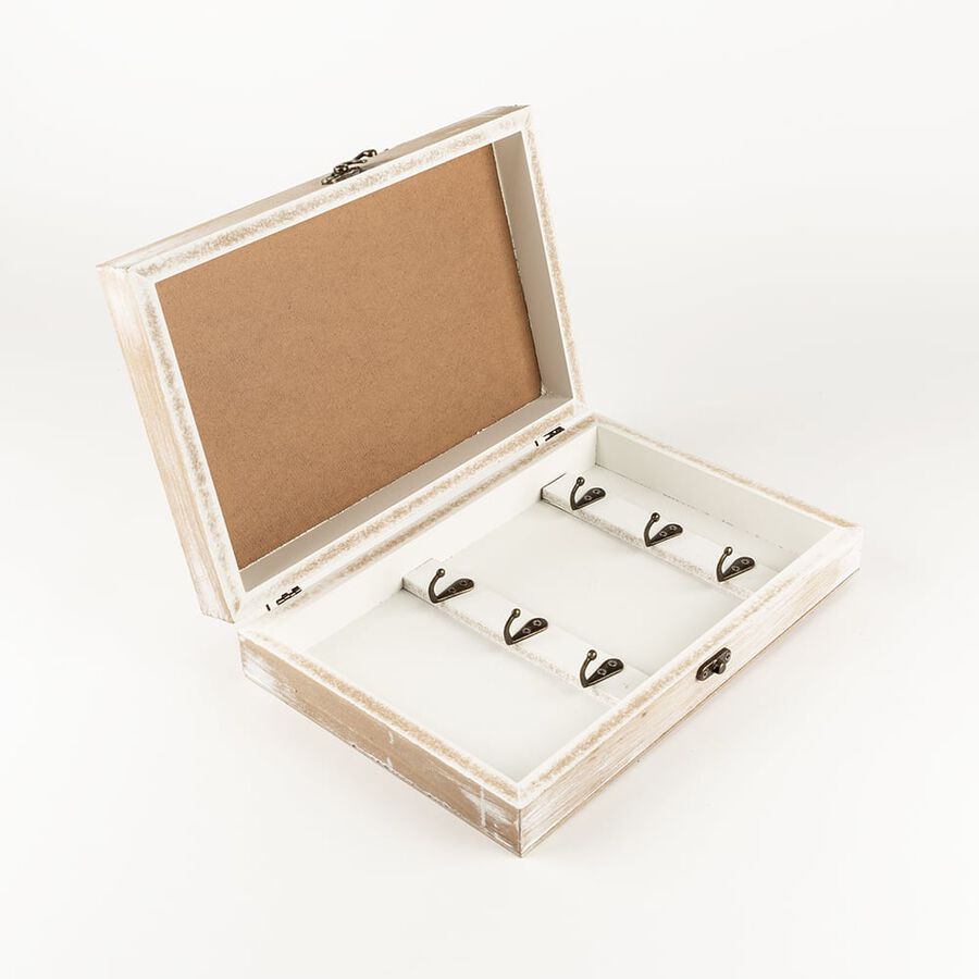 Caja cuelga llaves de madera Playa