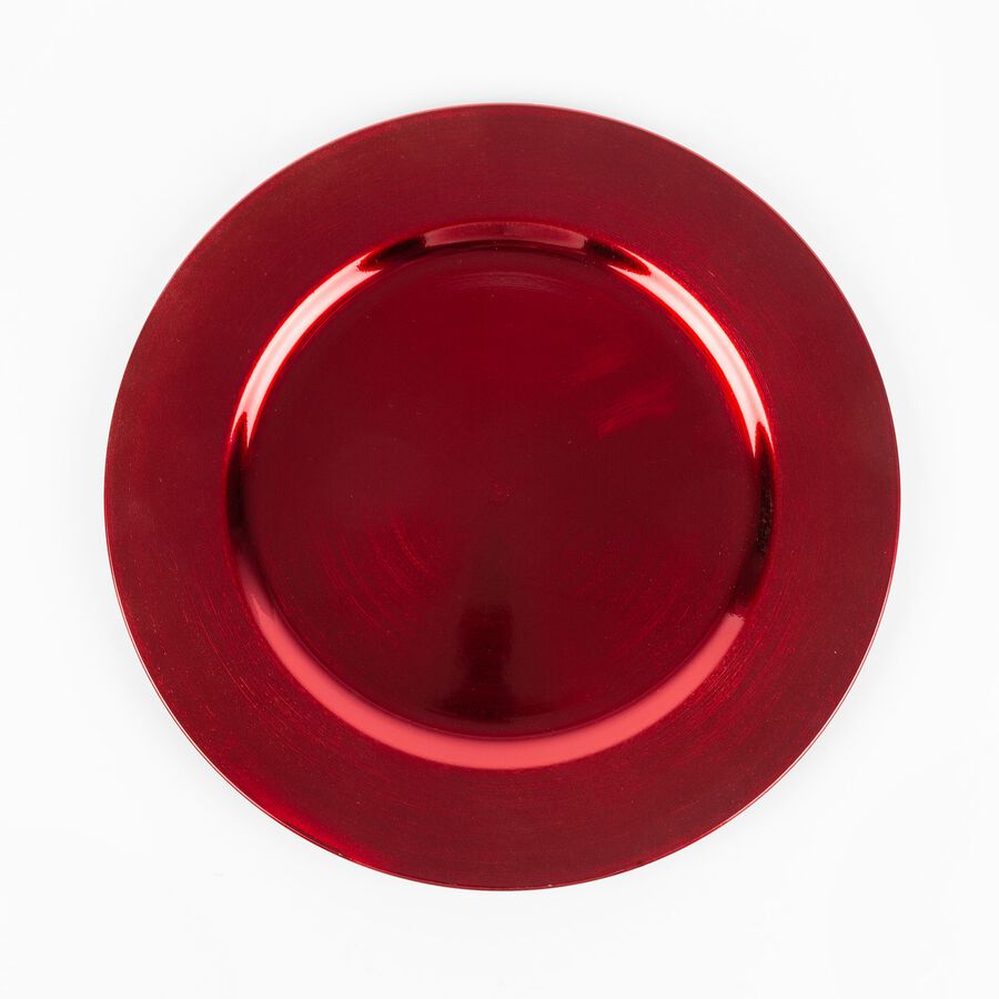 Bajo plato rojo Banff &Oslash;33cm