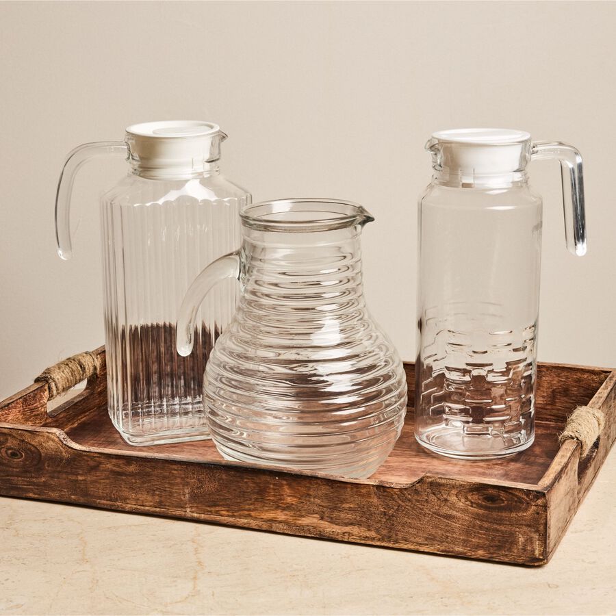 Jarra de agua de cristal Relieve 2L