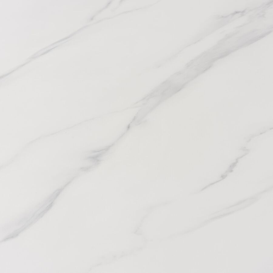 Mesa extensible con sobre porcel&aacute;nico y estructura de aluminio en color madera Arlon 160/240x90cm