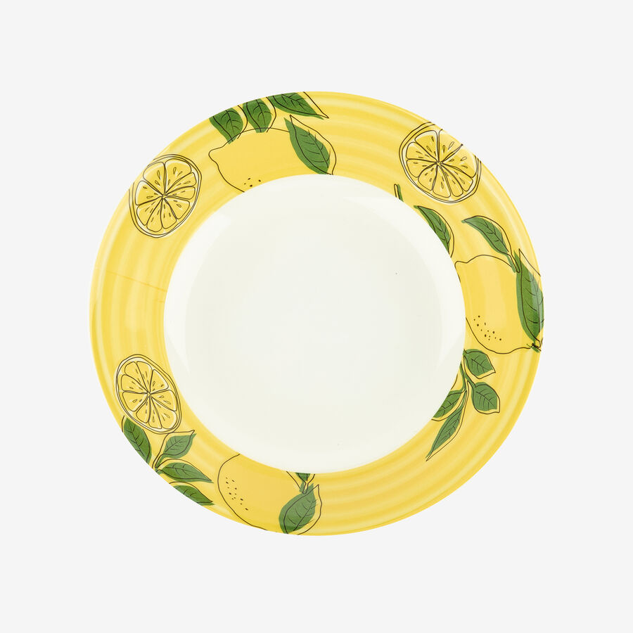 Plato hondo de melamina Lemon &Oslash;20cm
