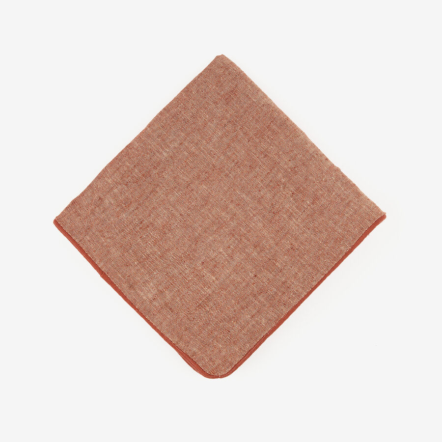 Funda de coj&iacute;n de lino cobre 45x45cm
