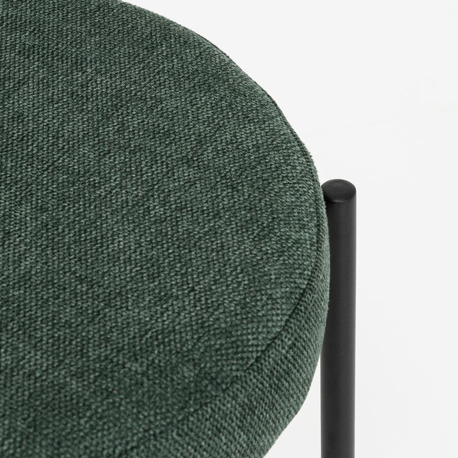 Silla de comedor verde oscuro Candela 49x53 Clau&Chloe