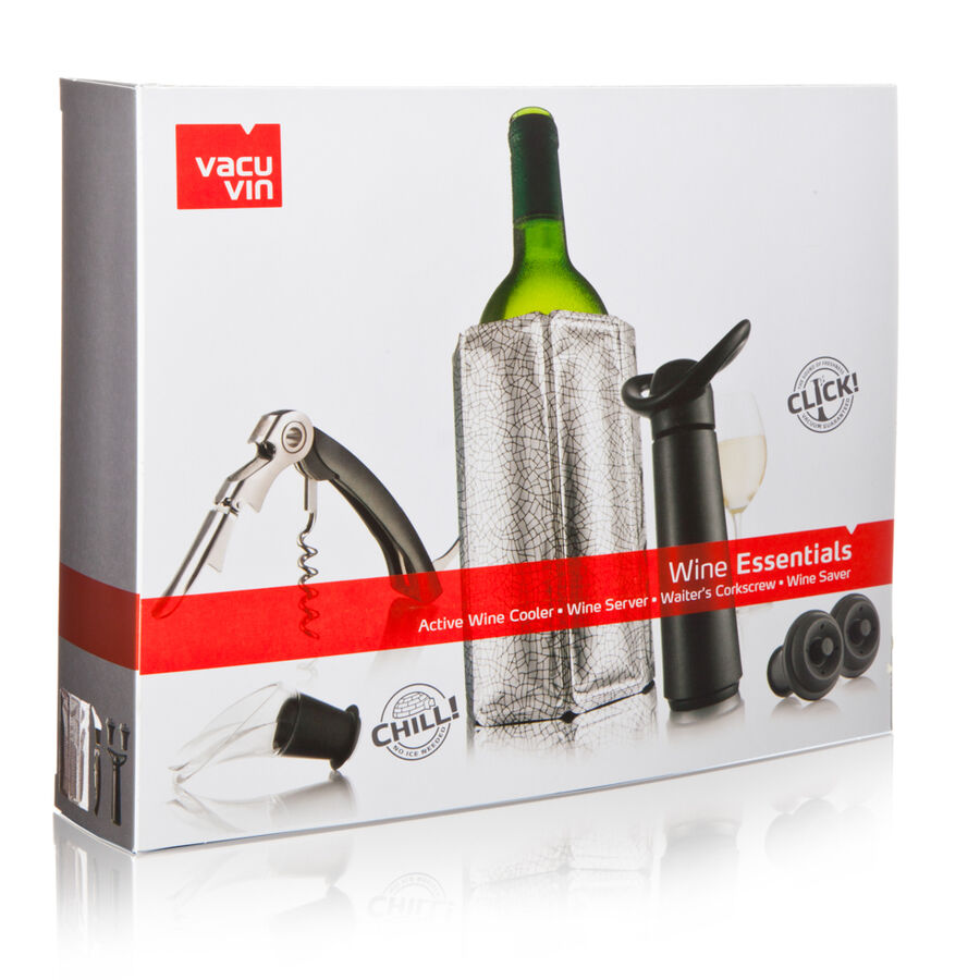 Set vino Essentials negro