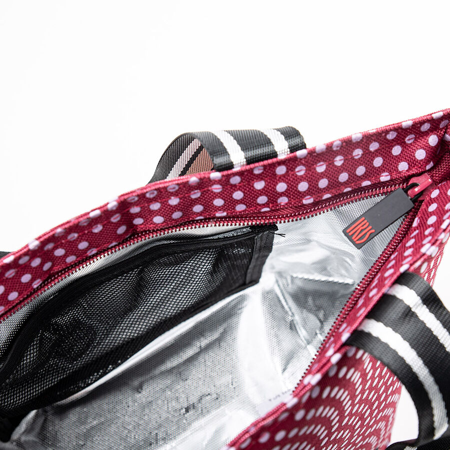 Bolsa lunch bag burdeos Dots Iris