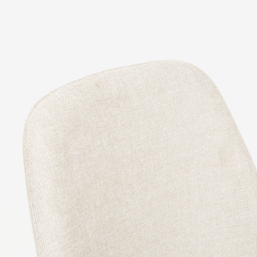 Silla de comedor beige Mina 49x60cm
