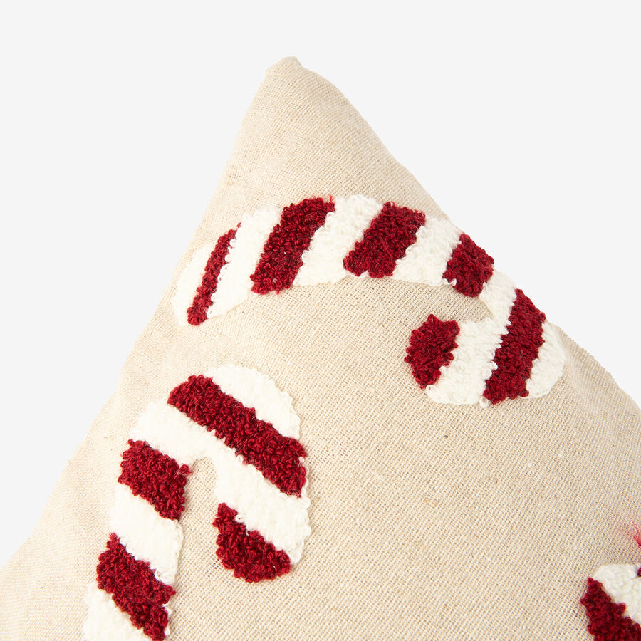 Funda de coj&iacute;n Bastones de caramelo Navidad 45x45cm