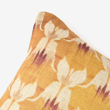 Funda de cojín algodón naranja Koray 45x45cm