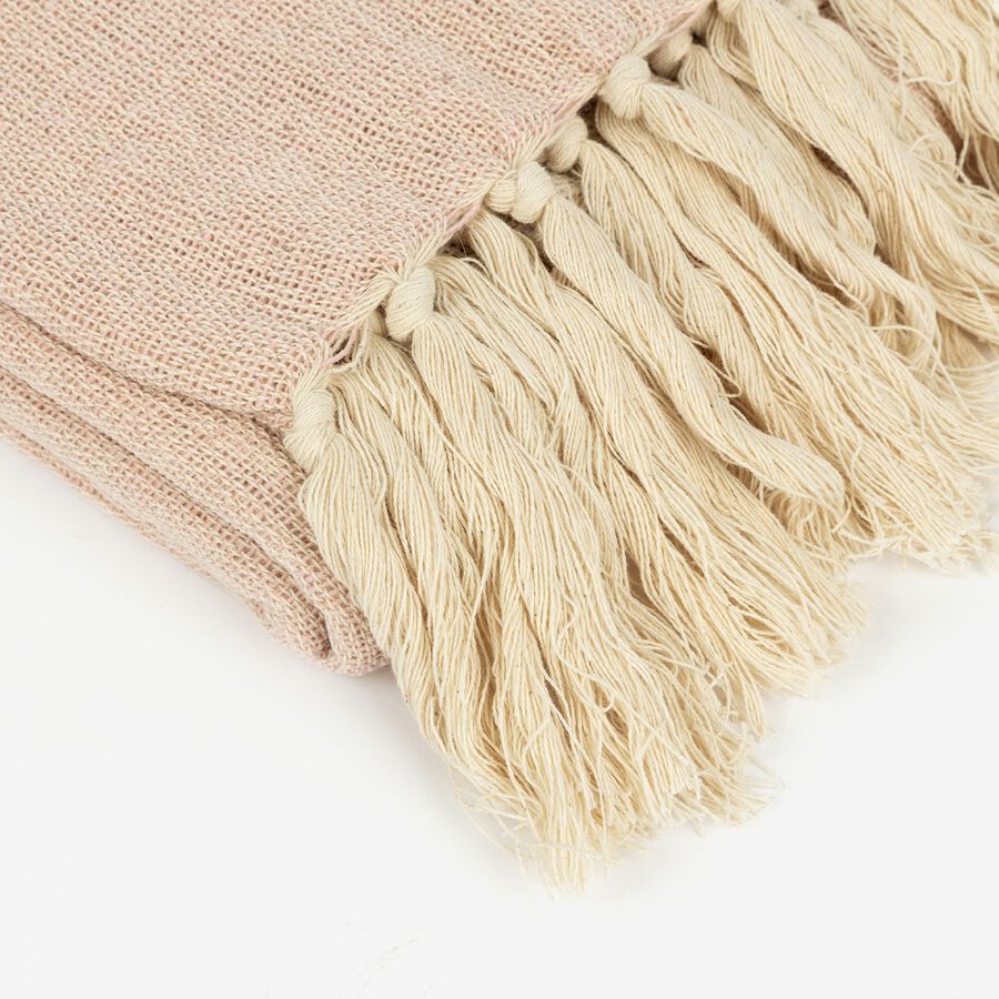 Plaid rosa de algodón Gotta 125x150cm