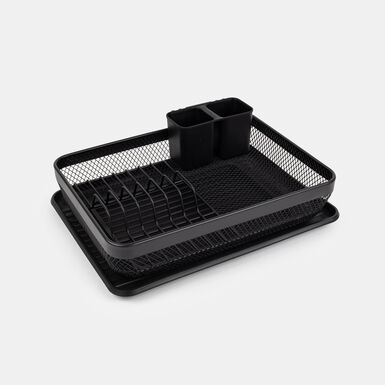 Escurreplatos metal negro 43x32x14cm
