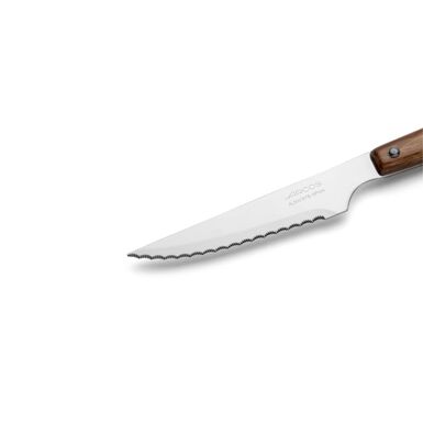 Cuchillo de mesa chuletero con mango de madera 21cm - Arcos