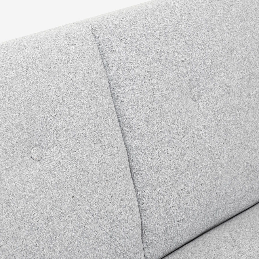 Sofá cama de 3 plazas gris Barita 216x85x85cm