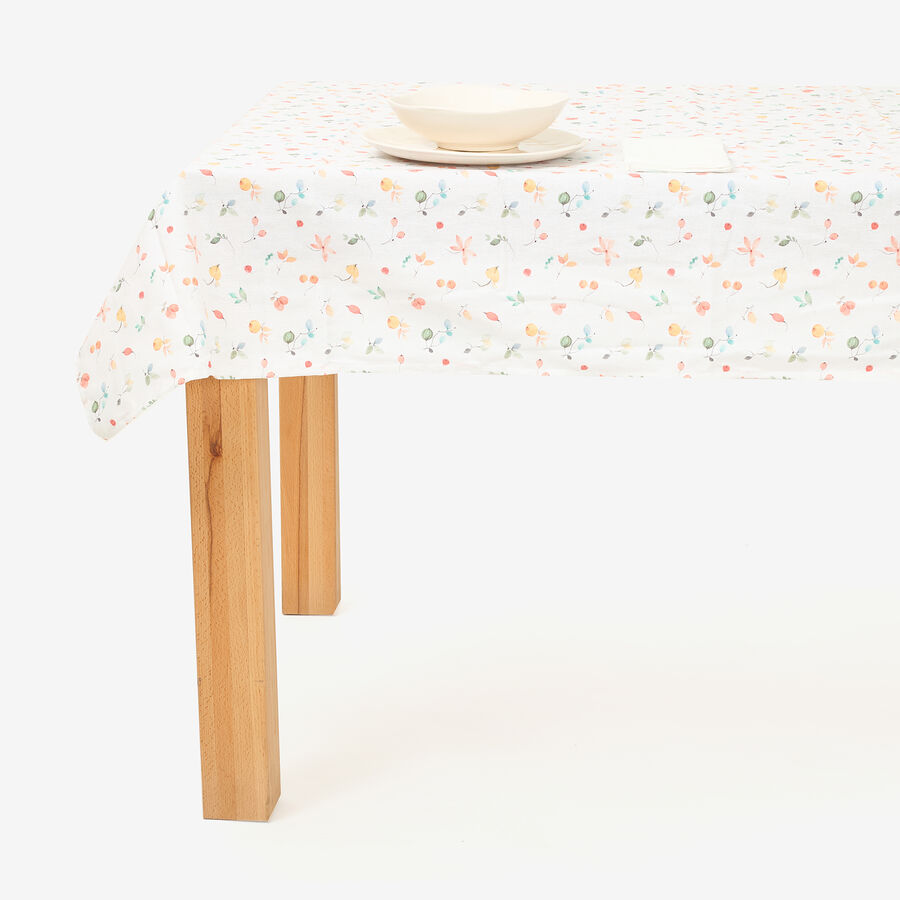 Mantel de algod&oacute;n reciclado Peaches 135x200cm