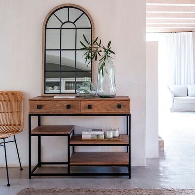 Espejo de ventana de madera Zoe 60x107cm Clau&Chloe