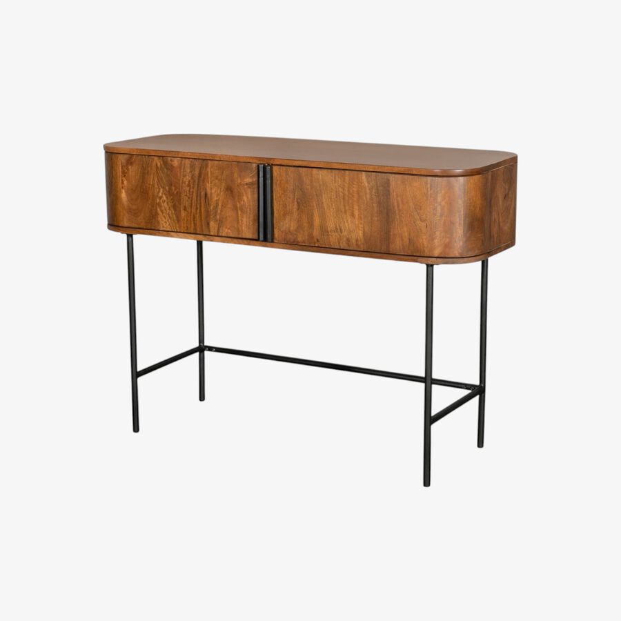 Consola de madera de mango Hulta 110x40x80cm