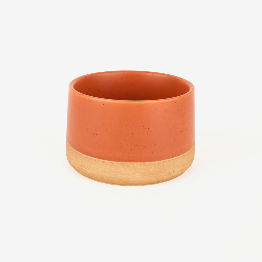 Set de 4 boles de gres de colores Ø9x5cm